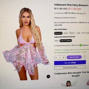 The lumi shop rave  dress